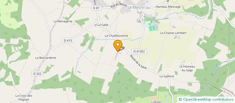 localisation de l'entreprise GVL à LE MESNIL-AU-VAL
