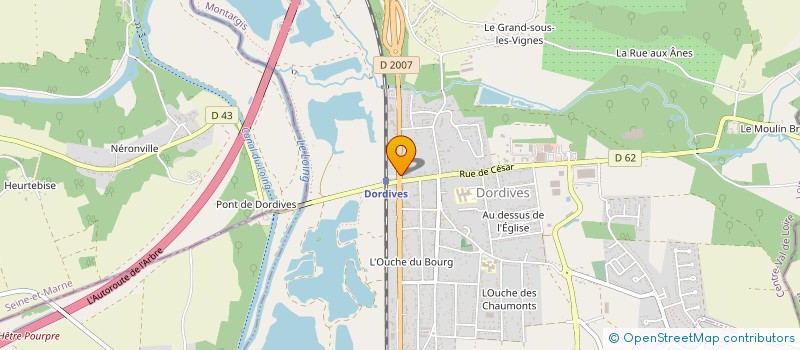 localisation de l'entreprise GVL AUTO à DORDIVES