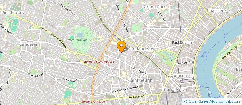 localisation de l'entreprise GVL IMMOBILIER  BORDEAUX