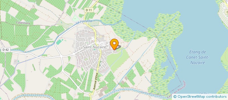 localisation de l'entreprise GVM  SAINT NAZAIRE