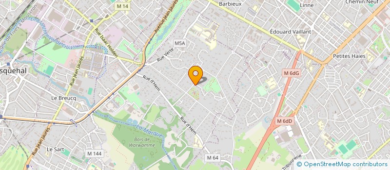 localisation de l'entreprise GVM INVEST à CROIX