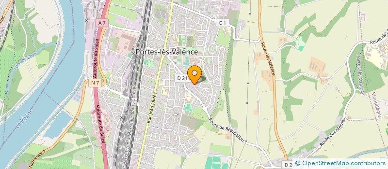 localisation de l'entreprise GVMC GROUP  PORTES-LES-VALENCE