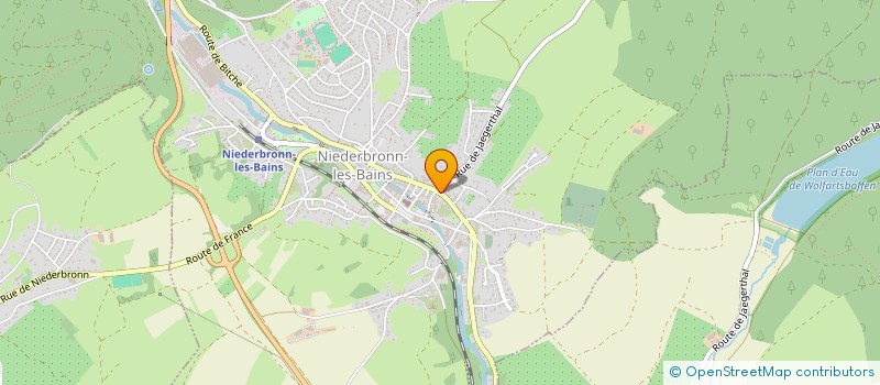 localisation de l'entreprise GVN INVEST  NIEDERBRONN-LES-BAINS