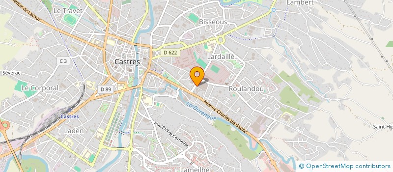 localisation de l'entreprise GVNT 4R  CASTRES