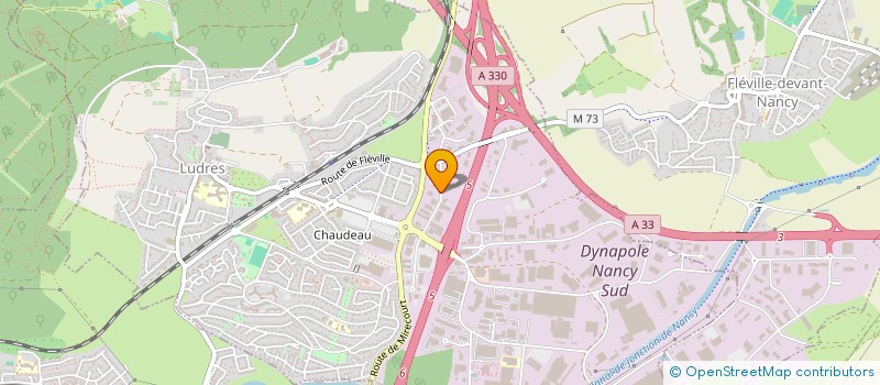 localisation de l'entreprise GVP  LUDRES