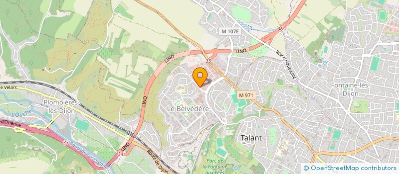 localisation de l'entreprise GVPL  TALANT