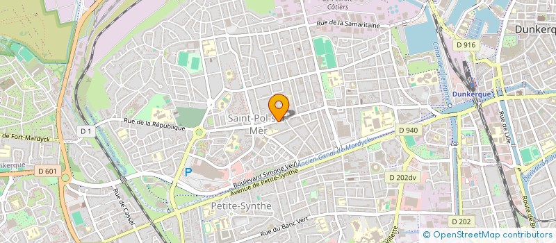 localisation de l'entreprise GVPM à DUNKERQUE