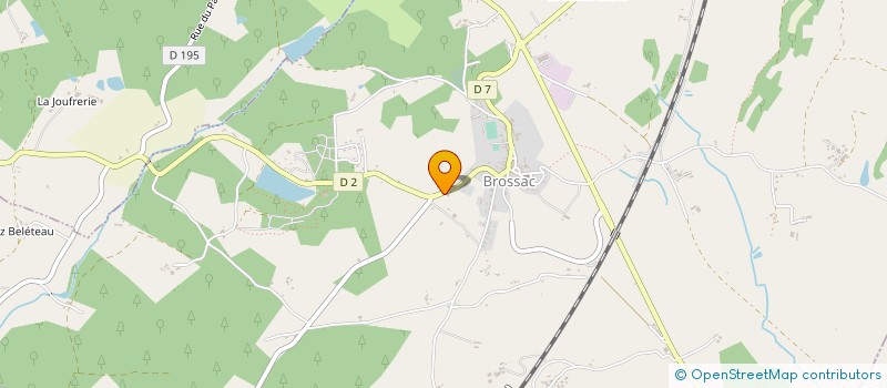 localisation de l'entreprise GVR17  BROSSAC