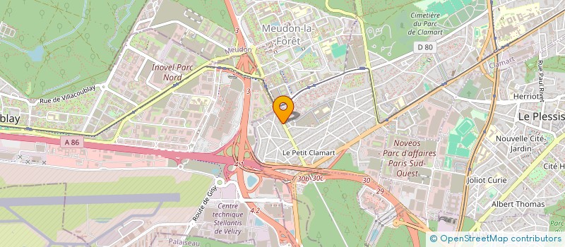 localisation de l'entreprise GVS à CLAMART
