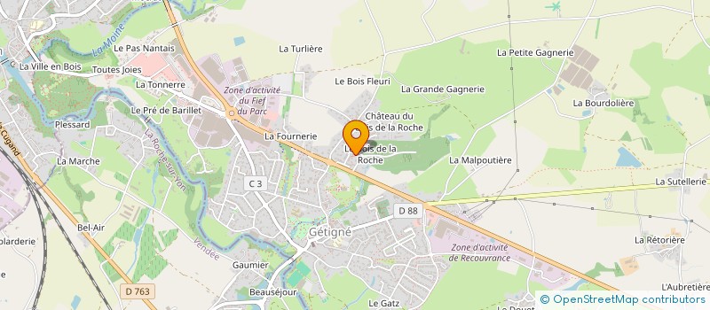 localisation de l'entreprise GVS PATRIMOINE  GETIGNE