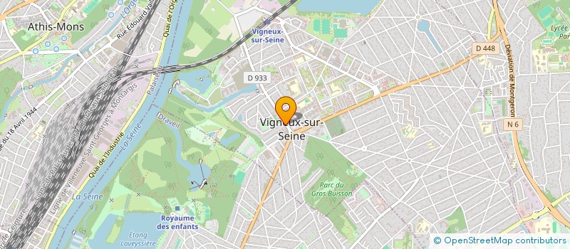 localisation de l'entreprise GVS RACING  VIGNEUX-SUR-SEINE