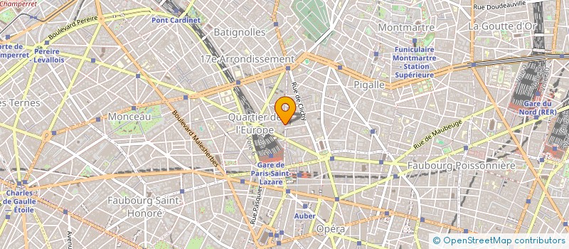 localisation de l'entreprise GVT 83  PARIS