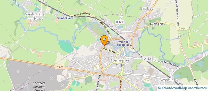 localisation de l'entreprise GVZ  AVESNES-SUR-HELPE