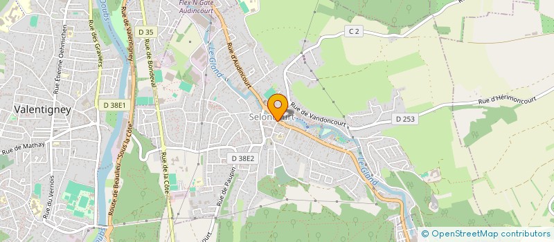 localisation de l'entreprise GW  SELONCOURT