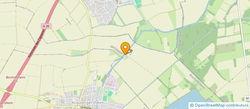 localisation de l'entreprise GW CARRELAGE & DESIGN  BISCHOFFSHEIM