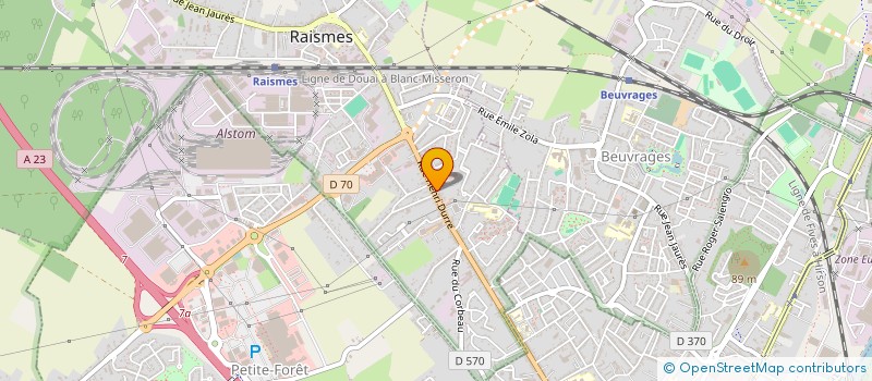 localisation de l'entreprise GW CONSULTANTS à RAISMES