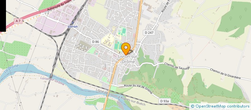 localisation de l'entreprise GW CONSULTING  VALENCE