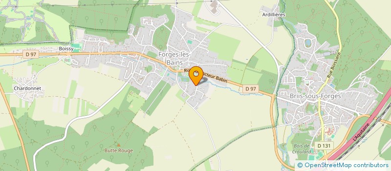 localisation de l'entreprise GW DISTRIBUTION  FORGES-LES-BAINS