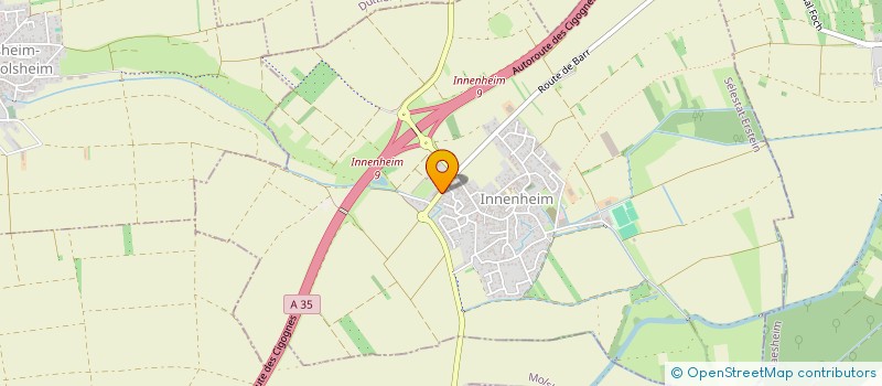 localisation de l'entreprise GW ECONOMIE à INNENHEIM