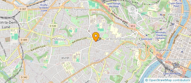 localisation de l'entreprise GW IMMO  LYON