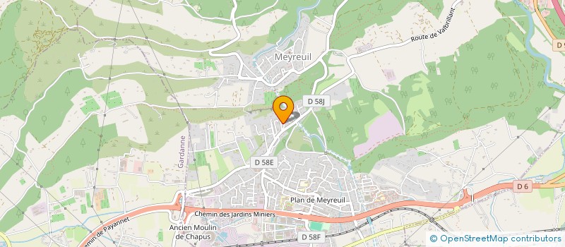 localisation de l'entreprise GW INGENIERIE  MEYREUIL