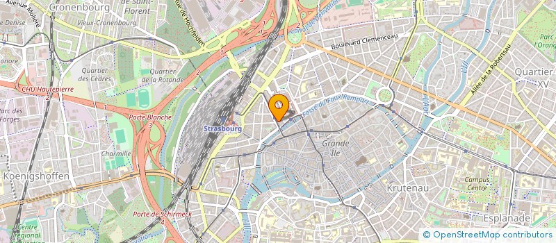 localisation de l'entreprise GW LA VIE EN ROSE à STRASBOURG