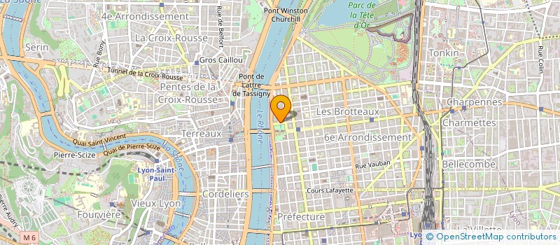 localisation de l'entreprise GW LYAUTEY  LYON