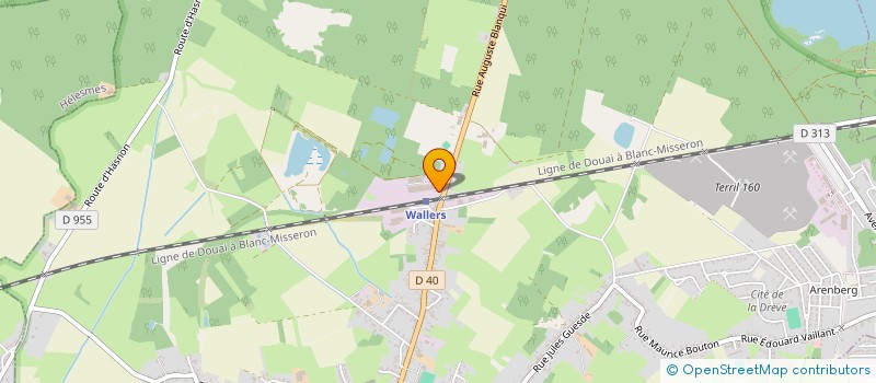 localisation de l'entreprise GW MARMANDE à WALLERS