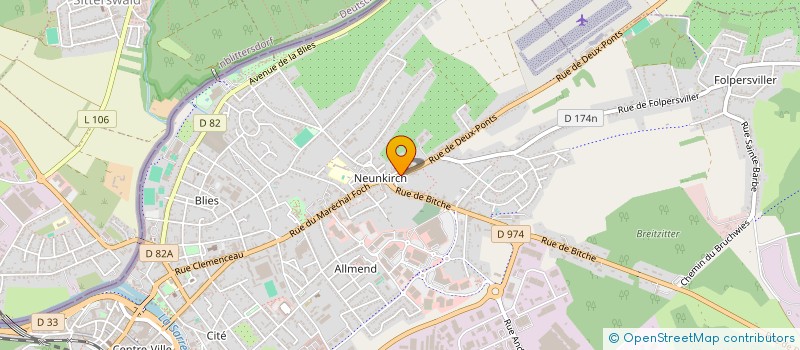 localisation de l'entreprise GW SOS DEPANNAGE à SARREGUEMINES