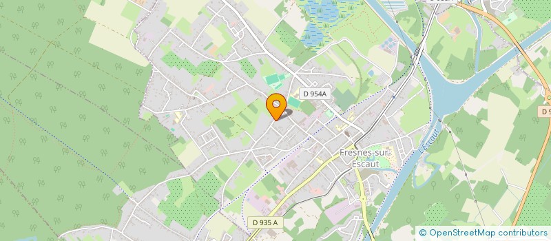 localisation de l'entreprise GW SPORTS  FRESNES-SUR-ESCAUT