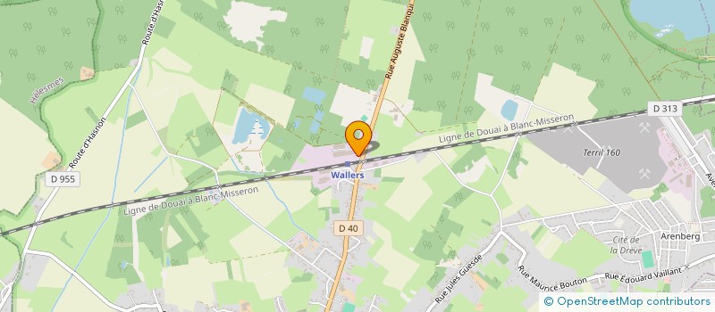 localisation de l'entreprise GW WALLERS à WALLERS