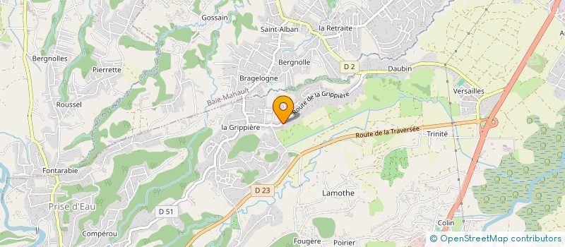 localisation de l'entreprise GWAD'AGENCEMENT SASU à PETIT-BOURG