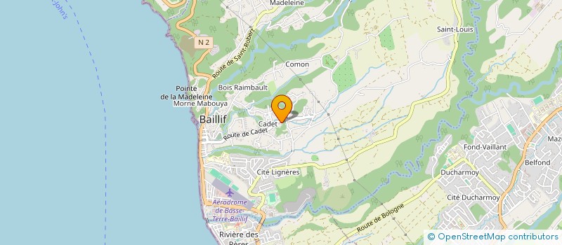 localisation de l'entreprise GWAD C  BAILLIF