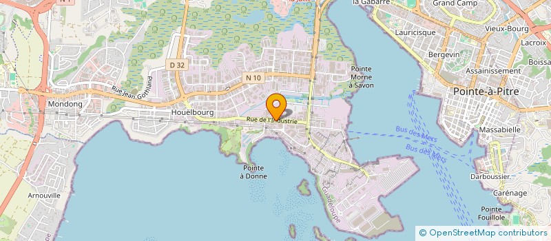 localisation de l'entreprise GWAD OKAZ LOCATION  BAIE-MAHAULT