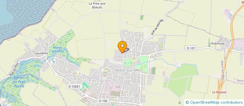 localisation de l'entreprise GWADA  NIEUL-SUR-MER