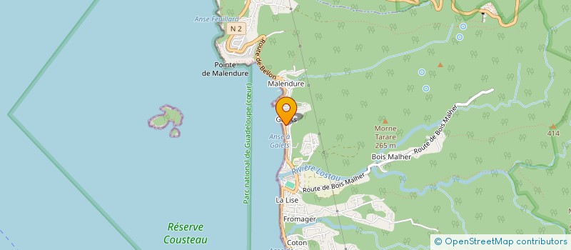 localisation de l'entreprise GWADA BOSS à BOUILLANTE