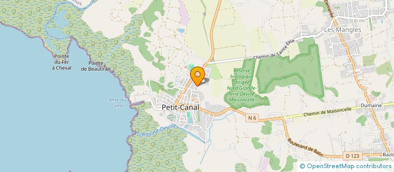 localisation de l'entreprise GWADA DEPANNAGE à PETIT-CANAL