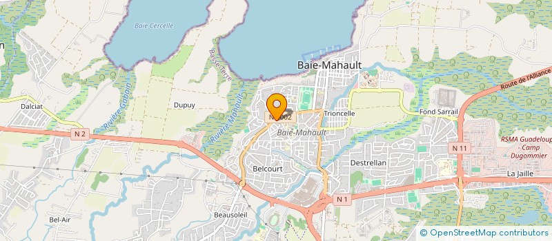localisation de l'entreprise GWADA'DUTCH à BAIE-MAHAULT