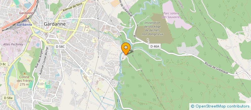 localisation de l'entreprise GWADA FAMILY  GARDANNE