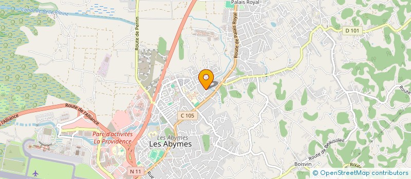 localisation de l'entreprise GWADA FINE TEAM  LES ABYMES