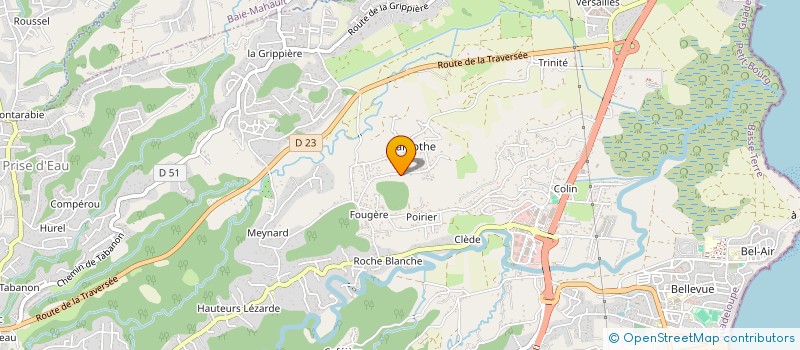 localisation de l'entreprise GWADA GARDEN SERVICES  PETIT-BOURG