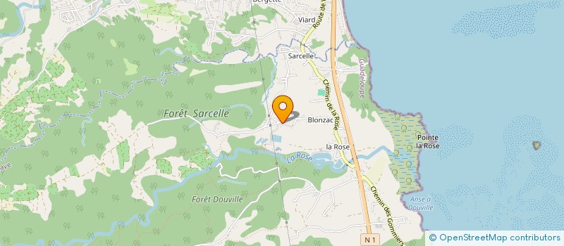 localisation de l'entreprise GWADA ISLAND IMMOBILIER  GOYAVE