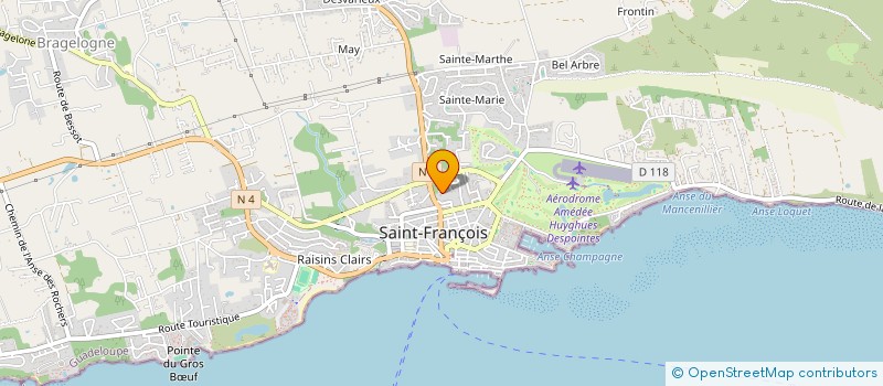 localisation de l'entreprise GWADA-NEMS à SAINT-FRANCOIS