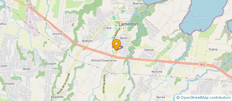 localisation de l'entreprise GWADA SECOURS à LAMENTIN