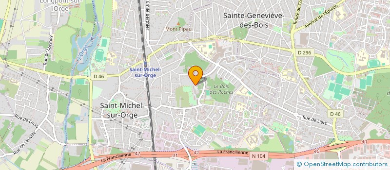 localisation de l'entreprise GWADAMOOD  SAINT-MICHEL-SUR-ORGE