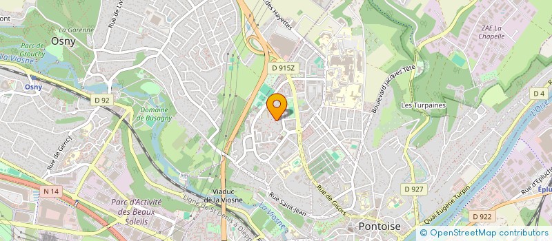 localisation de l'entreprise GWADAPAK  PONTOISE