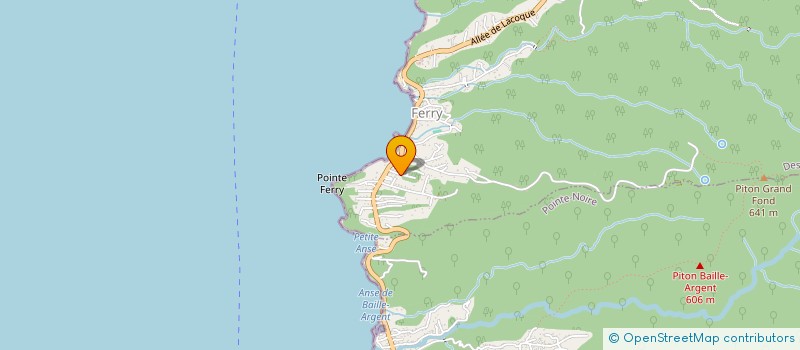 localisation de l'entreprise GWADAVENTURE  DESHAIES