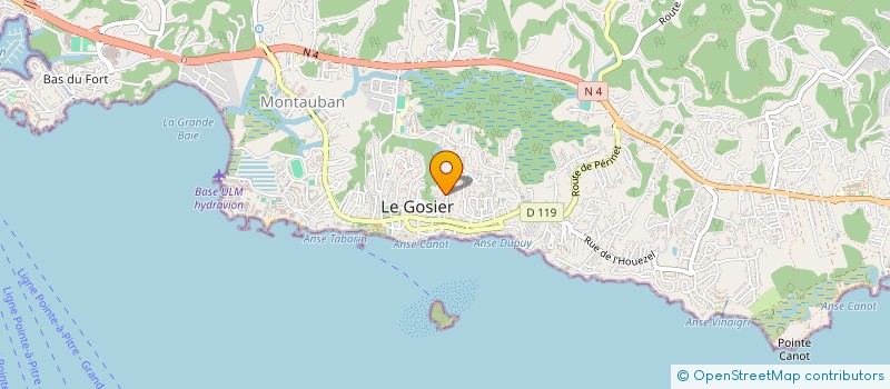 localisation de l'entreprise GWADAVIL à LE GOSIER