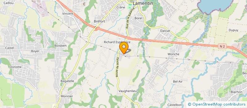 localisation de l'entreprise GWADELOUPE V.R.D. CONSTRUCTIO REHABILITATION  LAMENTIN