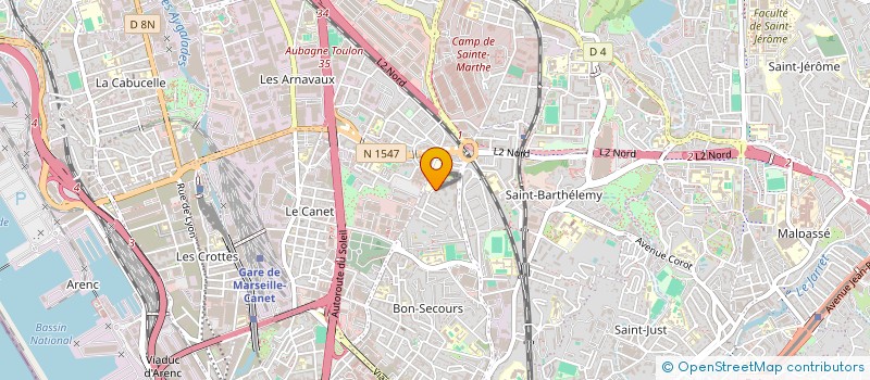 localisation de l'entreprise GWADIMMO à MARSEILLE 14EME
